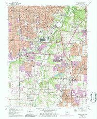 Grandview 1964 topographic map thumbnail
