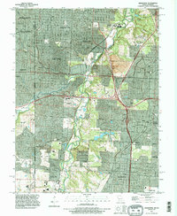 Grandview 1991 topographic map thumbnail