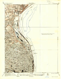 Granite City 1933 topographic map thumbnail