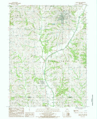Grant City 1984 topographic map thumbnail