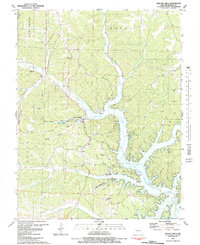 Gravois Mills 1983 topographic map thumbnail