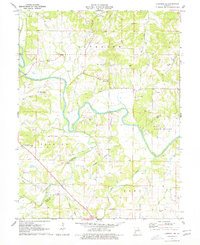 Hannibal SE 1971 topographic map thumbnail