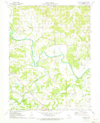 Hannibal SE 1971 topographic map thumbnail