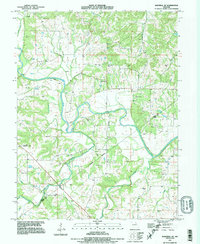 Hannibal SE 1991 topographic map thumbnail