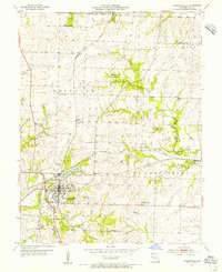 Harrisonville 1954 topographic map thumbnail