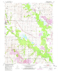 Hartwell 1953 topographic map thumbnail