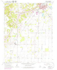 Harviell 1964 topographic map thumbnail