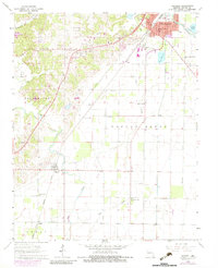 Harviell 1964 topographic map thumbnail