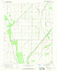 Henderson Mound 1969 topographic map thumbnail