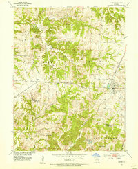 Higbee 1953 topographic map preview