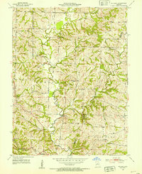 Hilldale 1952 topographic map thumbnail