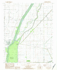 Hornersville 1983 topographic map thumbnail