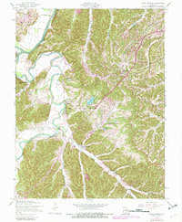 House Springs 1954 topographic map thumbnail