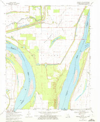 Hubbard Lake 1969 topographic map thumbnail