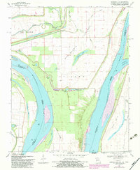Hubbard Lake 1969 topographic map thumbnail