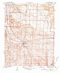 Humansville 1944 topographic map thumbnail