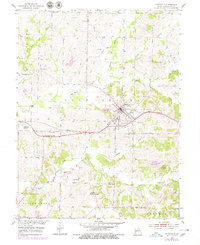 Huntsville 1953 topographic map thumbnail
