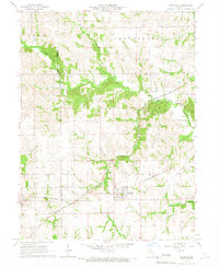 Hurdland 1966 topographic map thumbnail
