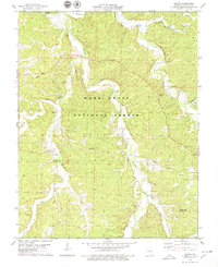 Huzzah 1978 topographic map thumbnail