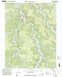 Huzzah 1999 topographic map preview