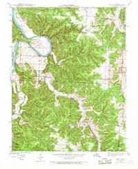 Iconium 1940 topographic map thumbnail