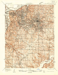 Independence 1934 topographic map preview