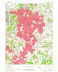 Independence 1964 topographic map preview