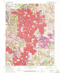 Independence 1964 topographic map preview
