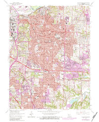 Independence 1964 topographic map preview