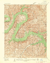 Irontown Ferry topographic map thumbnail