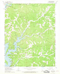 Isabella 1968 topographic map thumbnail