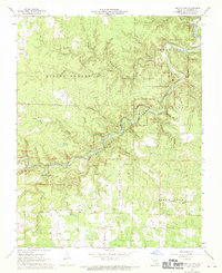 Jam Up Cave 1968 topographic map thumbnail