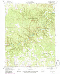 Jam Up Cave 1968 topographic map thumbnail