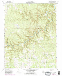 Jam Up Cave 1968 topographic map thumbnail