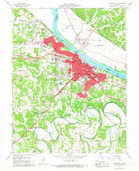 Jefferson City 1967 topographic map thumbnail