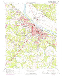 Jefferson City 1967 topographic map thumbnail