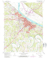 Jefferson City 1967 topographic map thumbnail