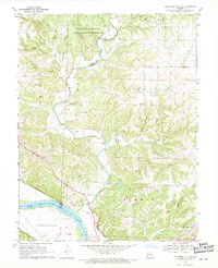 Jefferson City NW 1969 topographic map thumbnail