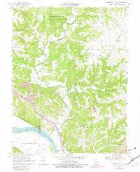Jefferson City NW 1962 topographic map thumbnail