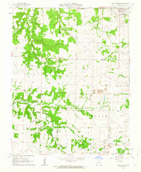 Jerico Springs 1962 topographic map thumbnail