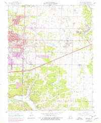 Joplin East 1963 topographic map thumbnail