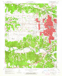 Joplin West 1962 topographic map thumbnail