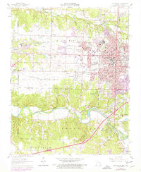 Joplin West 1962 topographic map thumbnail