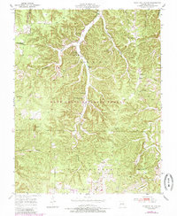 Kaintuck Hollow 1950 topographic map thumbnail