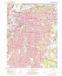 Kansas City 1964 topographic map thumbnail