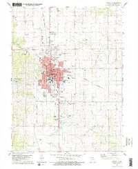 Kirksville 1979 topographic map thumbnail