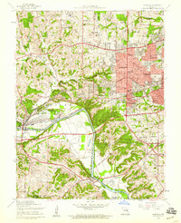 Kirkwood 1954 topographic map thumbnail