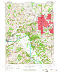 Kirkwood 1954 topographic map thumbnail