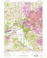 Kirkwood 1954 topographic map thumbnail