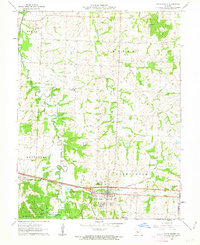 Knob Noster 1962 topographic map thumbnail